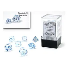 Preporučeni proizvod:  Chessex Mini Borealis Luminary Icicle with Light Blue 7 - Dice Set