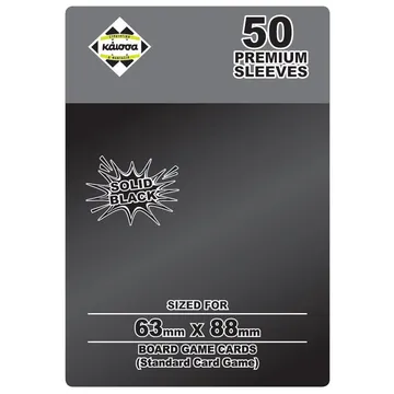 Kaissa Premium Solid Black Slivovi 63x88mm - slika proizvoda pod brojem: 1