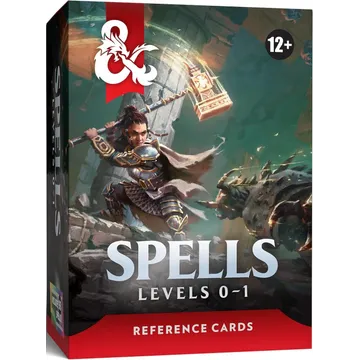 D&D 5.5e Spells Reference Cards - Levels 0–1 - slika proizvoda pod brojem: 1