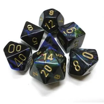 Chessex Lustrous Shadow with Gold - slika proizvoda pod brojem: 1