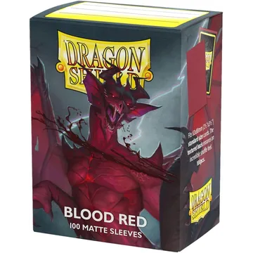 Dragon Shield Standard Matte Blood Red Sleeves - image of product number: 1