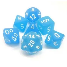 Preporučeni proizvod:  Chessex Frosted Caribbean Blue with White