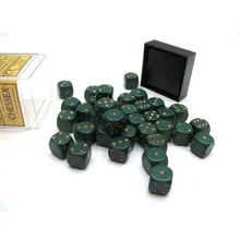 Preporučeni proizvod:  Chessex Opaque Dusty Green with Copper 12mm D6 (36 Dice)