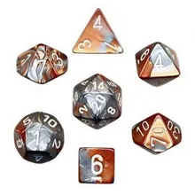 Preporučeni proizvod:  Chessex Gemini Copper Steel with White