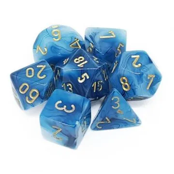Chessex Phantom Teal with Gold - slika proizvoda pod brojem: 1
