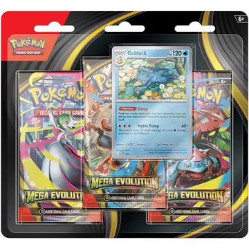 Pokemon TCG Mega Evolution 3-Booster Blister Golduck - slika proizvoda pod brojem: 1