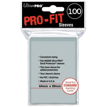 Ultra Pro Pro-Fit Standard Sleeves 100ct - slika proizvoda pod brojem: 1