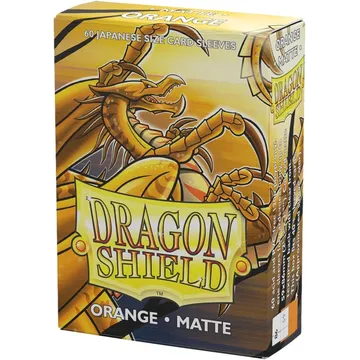 Dragon Shield Small Orange Matte Sleeves - image of product number: 1