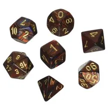 Recommended product: Chessex Scarab Blue Blood with Gold