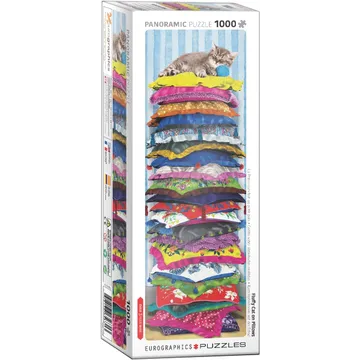 Puzzle Fluffy Kitty on Pillows - slika proizvoda pod brojem: 1