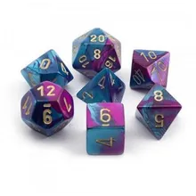 Preporučeni proizvod: Chessex Gemini Blue Purple with Gold 7-Dice Set