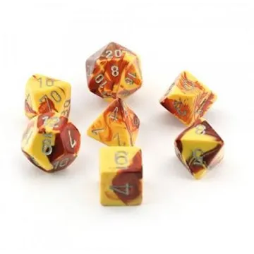 Chessex Gemini Red Yellow with Silver - slika proizvoda pod brojem: 1