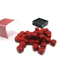 Preporučeni proizvod: Chessex Opaque Red with Black 12mm D6 (36 Dice)