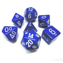 Preporučeni proizvod:  Chessex Opaque Blue with White