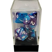 Preporučeni proizvod: Kaissa Dual Blue Purple with White 7-Dice Set