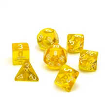Preporučeni proizvod:  Chessex Translucent Yellow with White