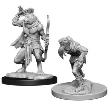 D&D Nolzur's marvelous miniatures - Wererat & Weretiger - slika proizvoda pod brojem: 1