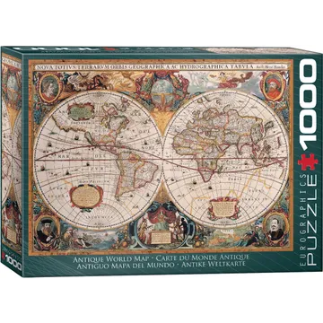 Puzzle Orbis Geographica World Map - slika proizvoda pod brojem: 1