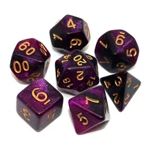 Preporučeni proizvod: Kaissa Starry Purple Black with Gold 7-Dice Set