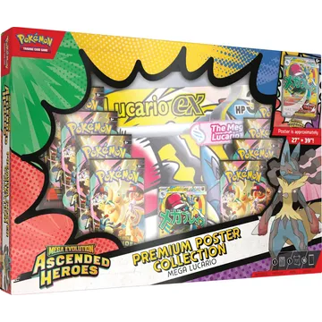 Pokemon TCG Mega Evolution Ascended Heroes Premium Poster Collection Mega Lucario - slika proizvoda pod brojem: 1