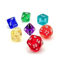 Preporučeni proizvod: Chessex Prism Translucent GM & Beginner Player Polyhedral 7-Die Set
