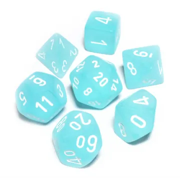Chessex Frosted Teal with White - slika proizvoda pod brojem: 1