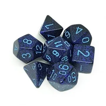 Chessex Speckled Cobalt 7- Dice Set - image of product number: 1
