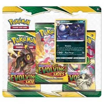 Sword & Shield Evolving Skies 3 Booster Blister Pack Umbreon - slika proizvoda pod brojem: 1