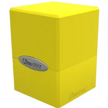 Recommended product: Ultra Pro Lemon Yellow Satin Cube Deck Box