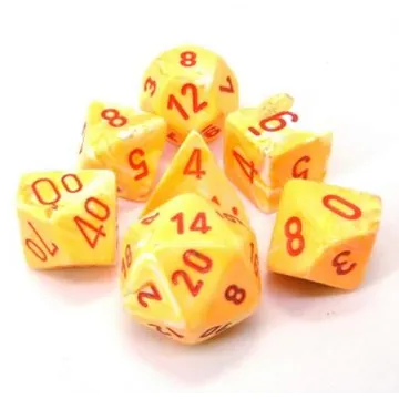 Chessex Festive Sunburst with Red - image of product number: 1