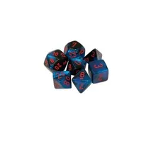 Recommended product: Chessex Mini Gemini Black Starlight with Red 7-Dice Set