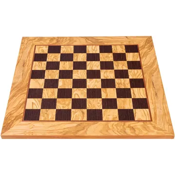Olive Wood & Wenge Inlaid Chessboard - 40x40cm - slika proizvoda pod brojem: 1
