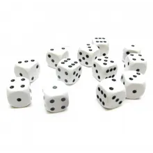 Preporučeni proizvod:  Chessex Opaque White with Black 16mm D6 Dice Block (12 Dice)