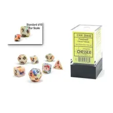 Recommended product: Chessex Mini Festive Circus with Black 7-Dice Set