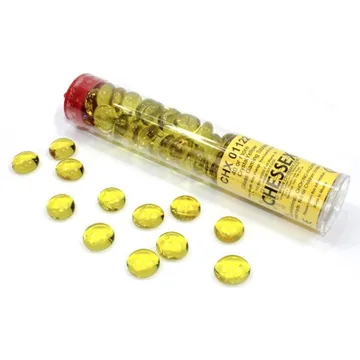Chessex Yellow Glass Stones Tube - slika proizvoda pod brojem: 1