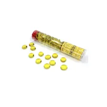 Recommended product: Chessex Yellow Glass Stones Tube