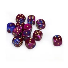 Preporučeni proizvod:  Chessex Gemini Blue Purple with Gold 16mm D6 (12 Dice)