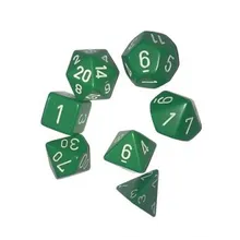 Preporučeni proizvod:  Chessex Opaque Green with White