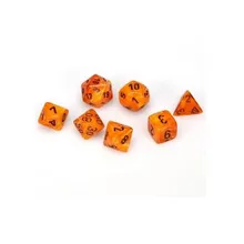 Preporučeni proizvod: Chessex Mini Vortex Orange with Black 7-Dice Set