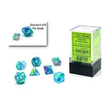 Preporučeni proizvod:  Chessex Mini Festive Waterlily with White 7-Dice Set
