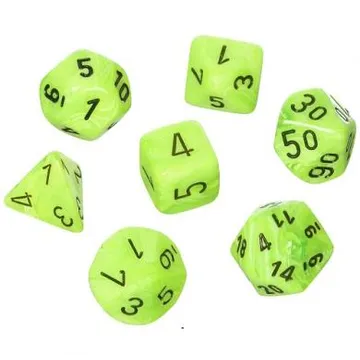 Chessex Vortex Bright Green with Black - image of product number: 1