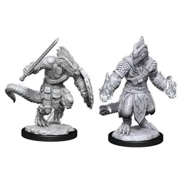 D&D Nolzur's Mini Lizardfolk Barbarian & Lizardfolk Cleric - image of product number: 1