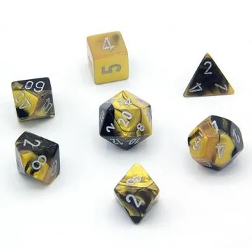 Chessex Gemini Black Gold with Silver - slika proizvoda pod brojem: 1