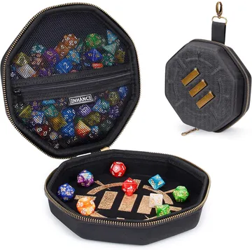 Dice Case & Rolling Tray Black - slika proizvoda pod brojem: 1