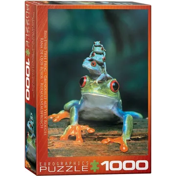 Puzzle Red-Eyed Tree Frog - slika proizvoda pod brojem: 1