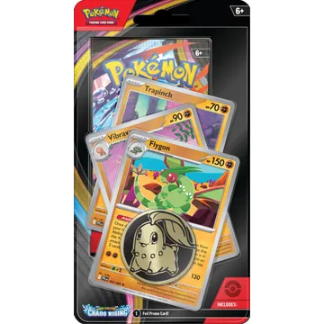 Pokemon TCG Mega Evolution Chaos Rising Premium Checklane Blister Flygon - slika proizvoda pod brojem: 1