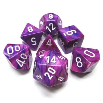 Chessex Festive Violet with White - image of product number: 1