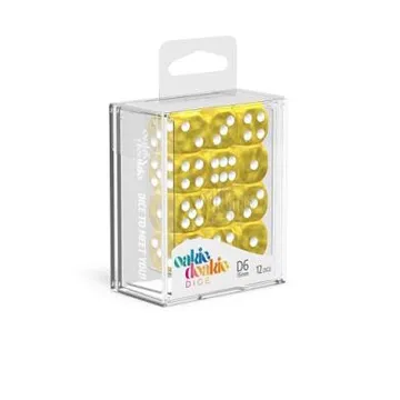 Oakie Doakie D6 x 12 Yellow Dice Set - slika proizvoda pod brojem: 1