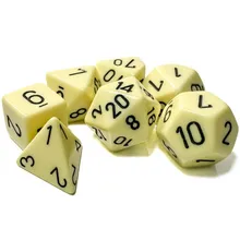 Preporučeni proizvod: Chessex Opaque Pastel Yellow/Black Polyhedral 7-Die Set