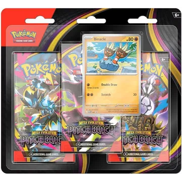 Pokemon TCG Mega Evolution Pitch Black 3-Booster Blister Binacle - slika proizvoda pod brojem: 1